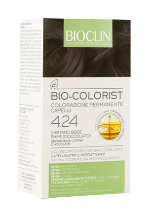BIOCLIN BIO COLORIST 4,24 CASTANO BEIGE RAME CIOCCOLATO - farmagiri