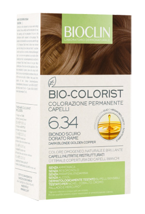 BIOCLIN BIO COLORIST 6,34 BIONDO SCURO DORATO RAME - farmagiri
