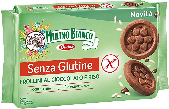 MULINO BIANCO SENZA GLUTINE FROLLINI AL CIOCCOLATO E RISO 6 MONOPORZIONI DA 41,66 G - farmagiri