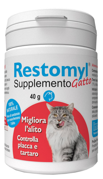 RESTOMYL SUPPLEMENTO GATTO FLACONCINO 40 G - farmagiri