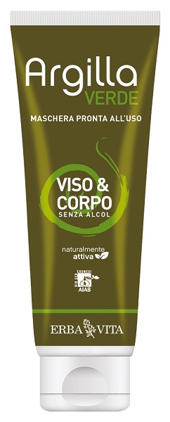ARGILLA VERDE MASCHERA PRONTA 250 ML - farmagiri
