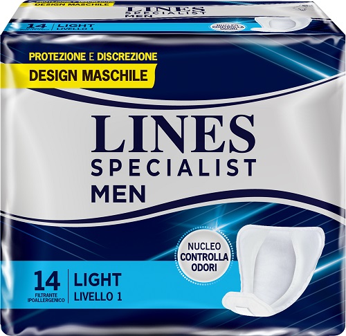 PANNOLONI LINES SPECIALIST MEN LIVELLO 1 14 PEZZI - farmagiri