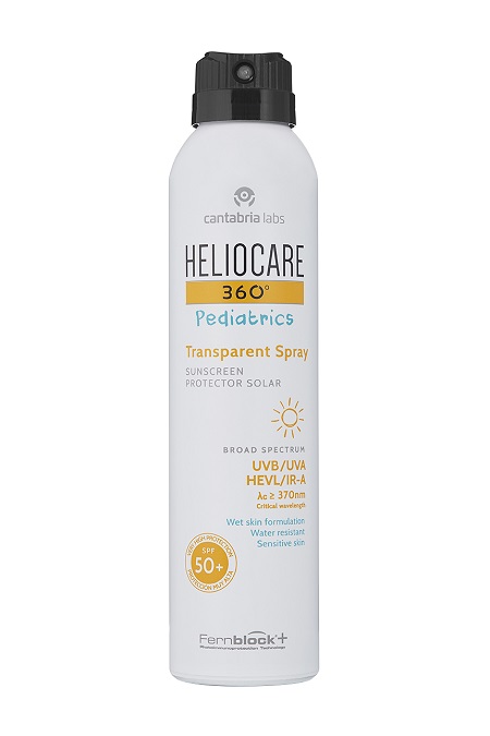 HELIOCARE 360 PEDIATRIC TRANSPARENT SPRAY 200 ML - farmagiri