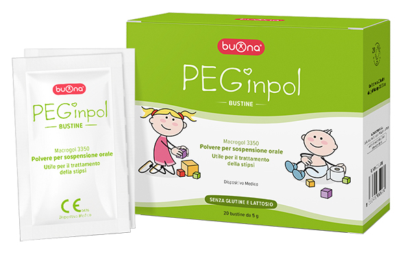 PEGINPOL MACROGOL 3350 SOSPENSIONE ORALE 20 BUSTINE - farmagiri