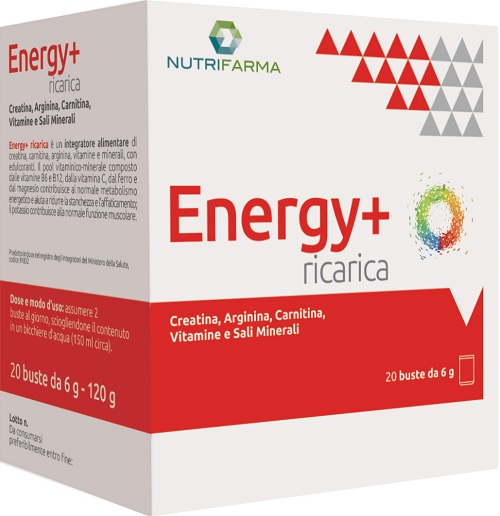 ENERGY+ RICARICA 20 BUSTINE - farmagiri