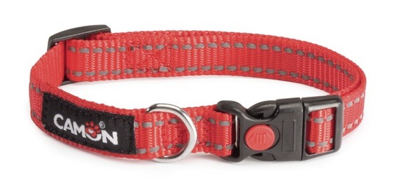 COLLARE LOWTENSION REFLEX ROSSO 20 MM X 33/53 CM - farmagiri