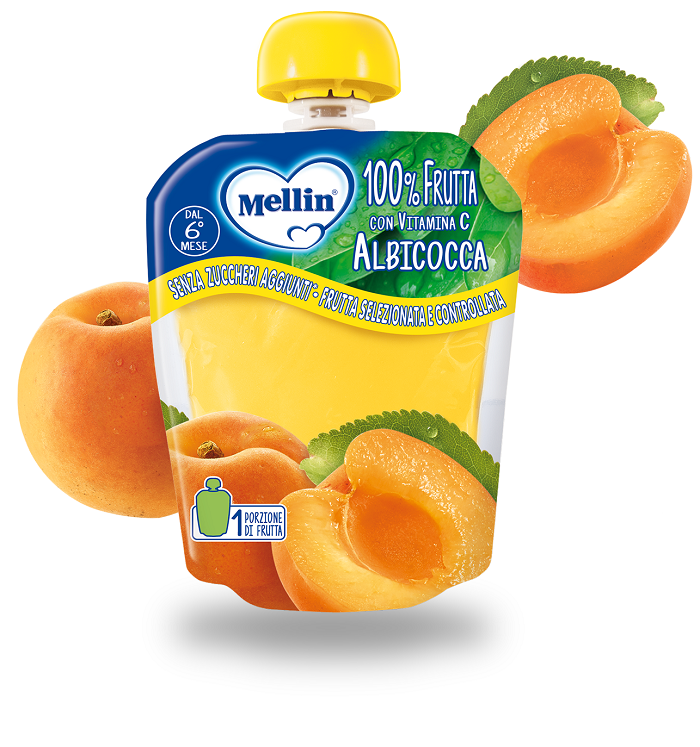 MELLIN POUCH ALBICOCCA 90 G - farmagiri