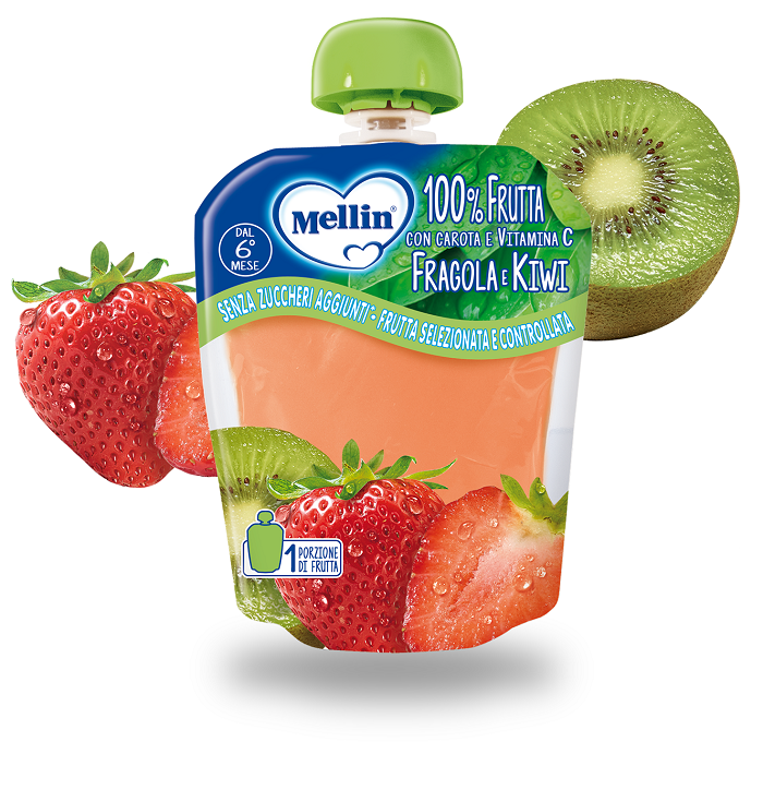 MELLIN POUCH FRAGOLA KIWI 90 G - farmagiri