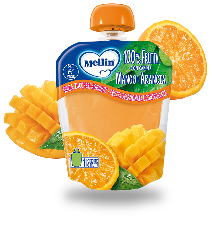 MELLIN POUCH ARANCIA MANGO 90 G - farmagiri