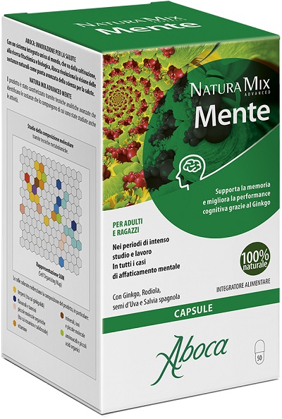 NATURA MIX ADVANCED MENTE 50 CAPSULE - farmagiri