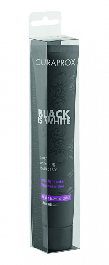 CURAPROX BLACK IS WHITE DENTIFRICIO TRAVEL SIZE 10 ML - farmagiri