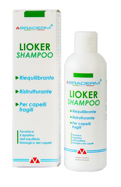 LIOKER SHAMPOO 200 ML BRADERM - farmagiri