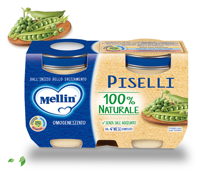 OMOGENEIZZATO PISELLI 2 X 125 G - farmagiri