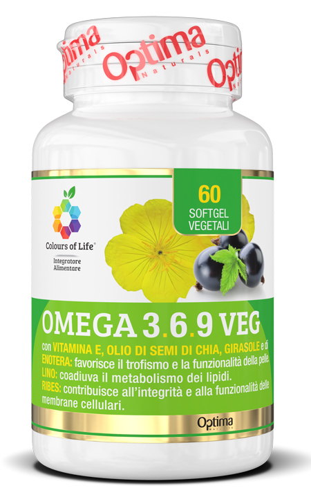 COLOURS OF LIFE OMEGA 3-6-9 VEG 60 SOFT GEL - farmagiri