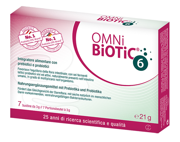 OMNI BIOTIC 6 POLVERE 7 BUSTINE DA 3 G - farmagiri