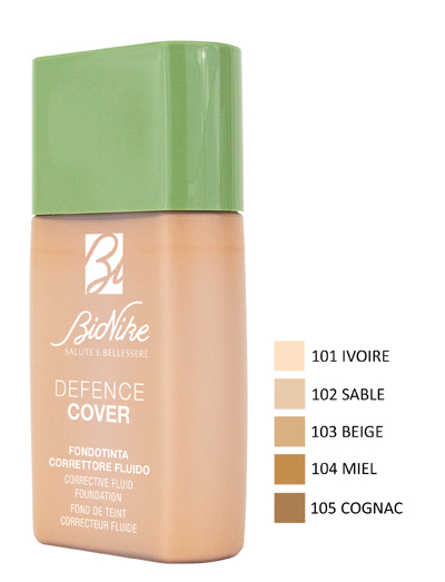 DEFENCE COVER FONDOTINTA CORRETTORE FLUIDO 102 40 ML - farmagiri