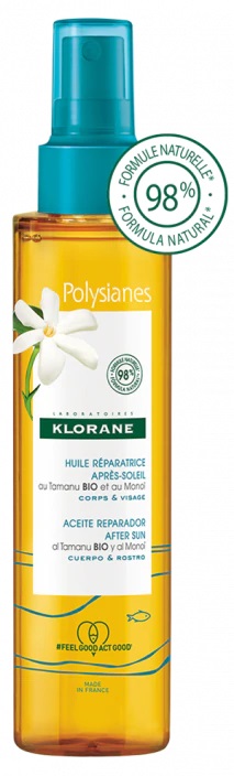 KLORANE OLIO RISTRUTTURANTE DOPOSOLE AL TAMANU E MONOI 150 ML - farmagiri
