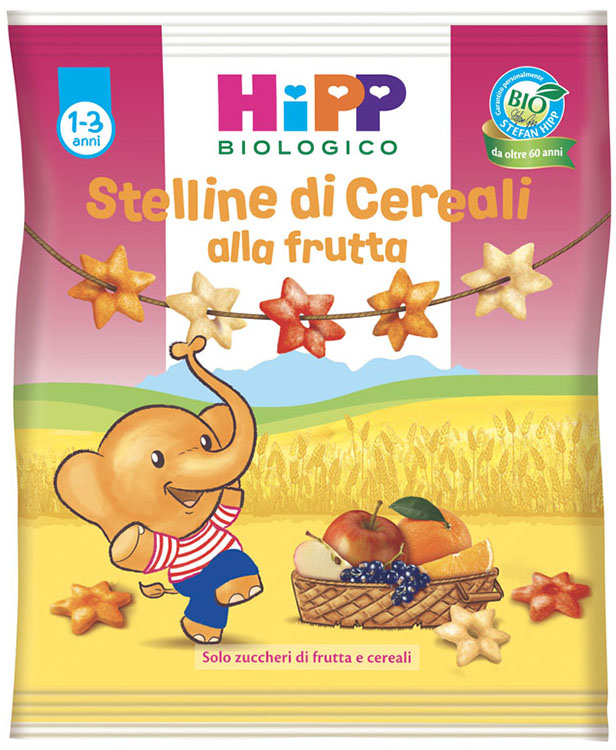 HIPP BIO STELLINE DI CEREALI ALLA FRUTTA 30 G - farmagiri