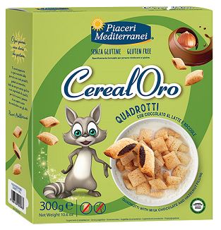 PIACERI MEDITERRANEI CEREALORO QUADROTTI 300 G - farmagiri