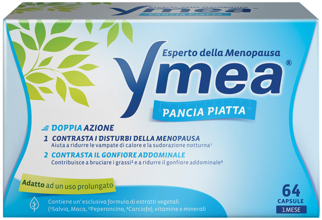 YMEA PANCIA PIATTA 64 CAPSULE NUOVA FORMULA - farmagiri