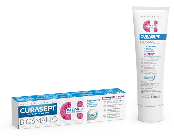 CURASEPT BIOSMALTO BABY KID SENZA FLUORO 50 ML - farmagiri