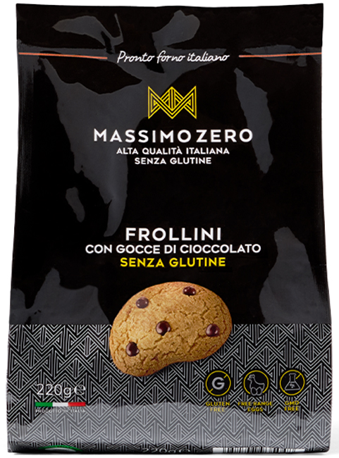 MASSIMO ZERO FROLLINI GOCCE CIOCCOLATO 220 G - farmagiri
