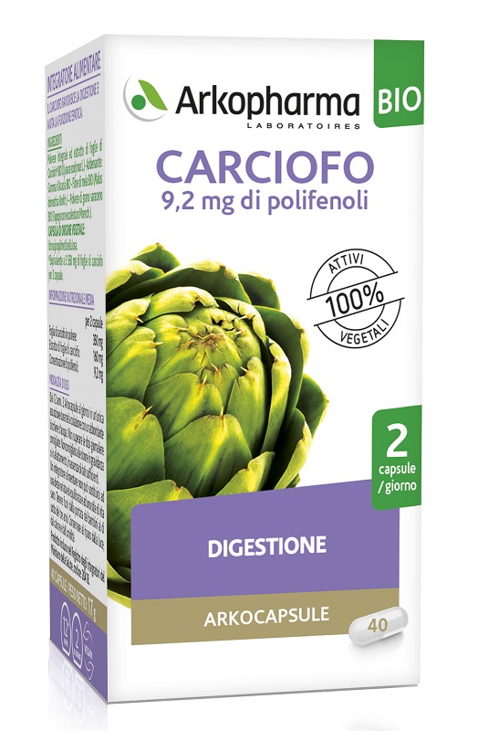 ARKO CAPSULE CARCIOFO BIO 40 CAPSULE - farmagiri