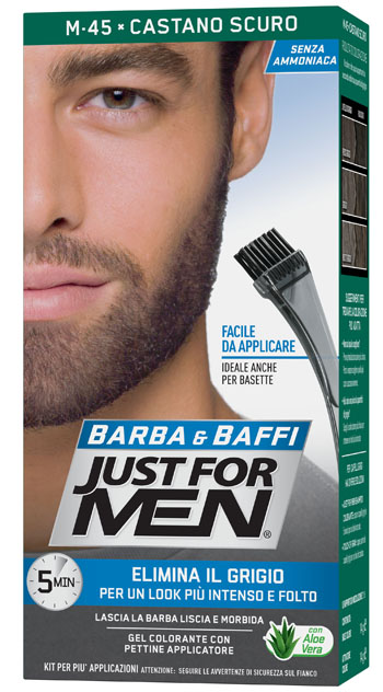 JUST FOR MEN BARBA & BAFFI M45 CASTANO SCURO 51 G - farmagiri