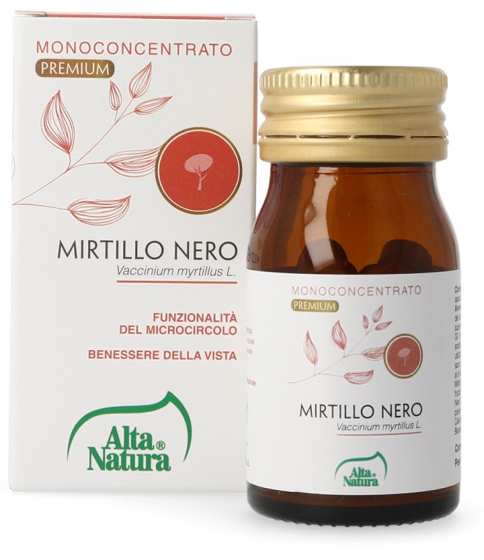 MIRTILLO NERO  60 COMPRESSE 450MG TERRANATA - farmagiri