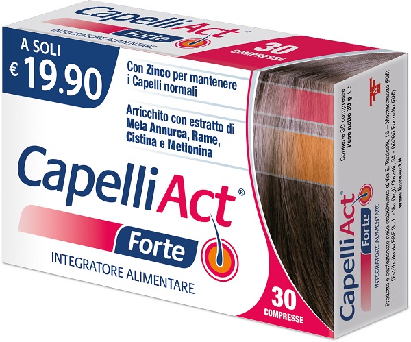CAPELLI ACT FORTE 30 COMPRESSE - farmagiri