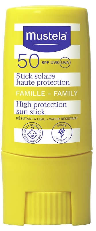 MUSTELA STICK SOLARE PROTEZIONE MOLTO ALTA SPF50 9 ML - farmagiri