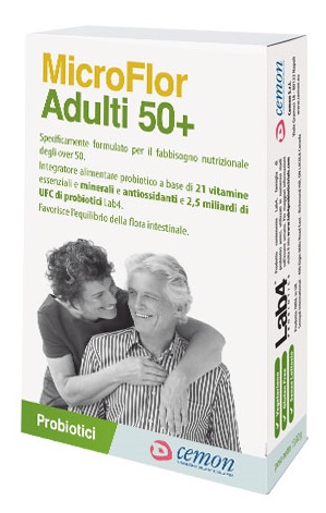 MICROFLOR ADULTI+ 30 CAPSULE VEGETALI - farmagiri