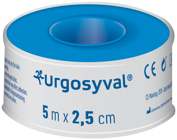 CEROTTO IN ROCCHETTO URGO URGOSYVAL 5 M X 2,5 CM - farmagiri
