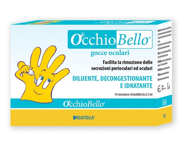 OCCHIOBELLO GOCCE OCULARI 10 FLACONCINI MONODOSE RICHIUDIBILI DA 0,5 ML - farmagiri