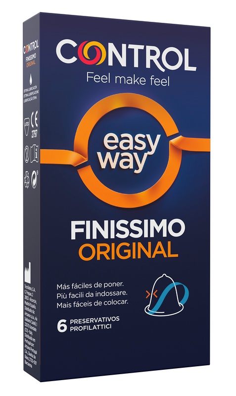 PROFILATTICO CONTROL EASY WAY FINISSIMO ORIGINAL 6 PEZZI - farmagiri