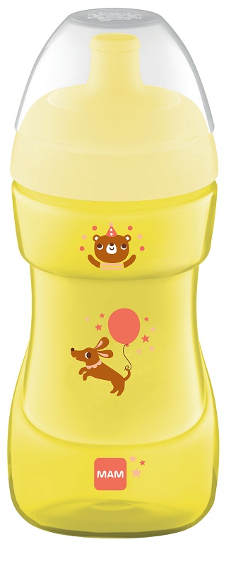 MAM TAZZA SPORTS 330 ML 12+ BECCUCCIO RIGIDO NEUTRO - farmagiri