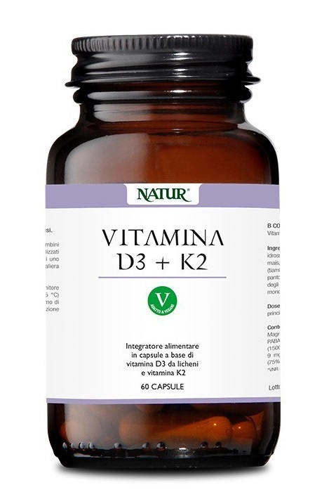 VITAMINA D3+K2 60 CAPSULE - farmagiri