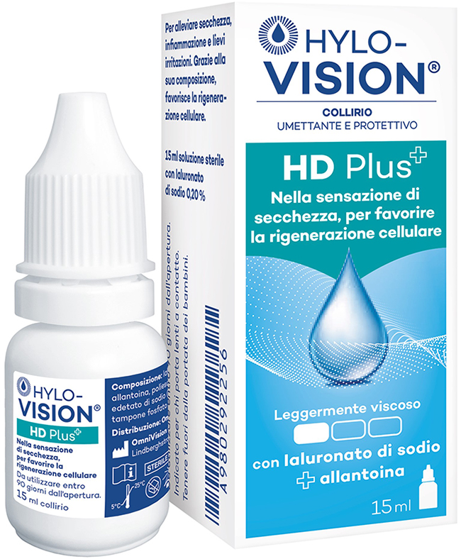 HYLOVISION HD PLUS COLLIRIO UMETTANTE E PROTETTIVO 15 ML - farmagiri