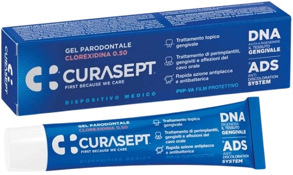 CURASEPT GEL PARODONTALE 0,5% 30 ML ADS + DNA - farmagiri