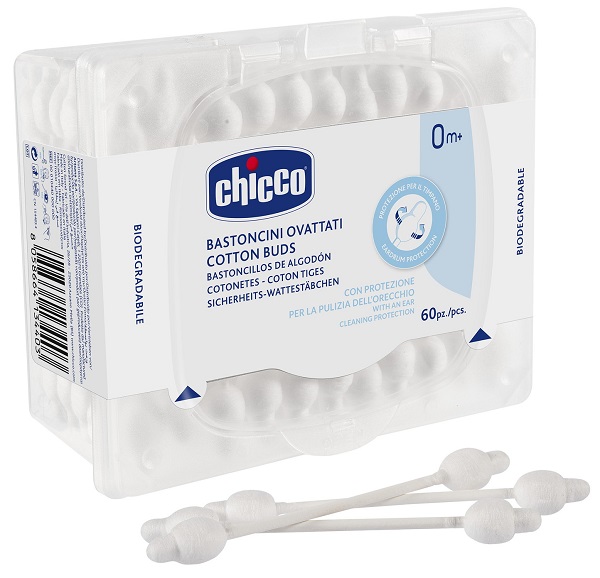 CHICCO BASTONCINI COTONATI 60 PEZZI - farmagiri