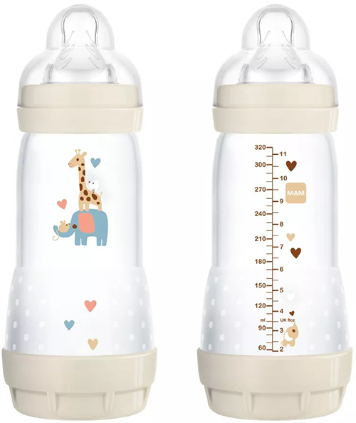 MAM BIBERON EASY START 320 ML 4+ TETTARELLA 3 NEUTRO - farmagiri