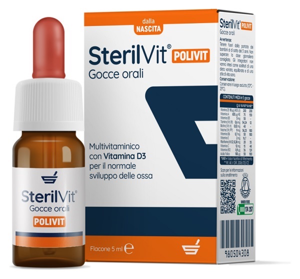 STERILVIT POLIVIT GOCCE 5 ML - farmagiri