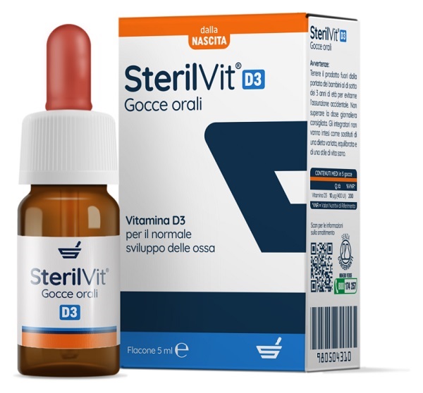 STERILVIT D3 GOCCE 5 ML - farmagiri