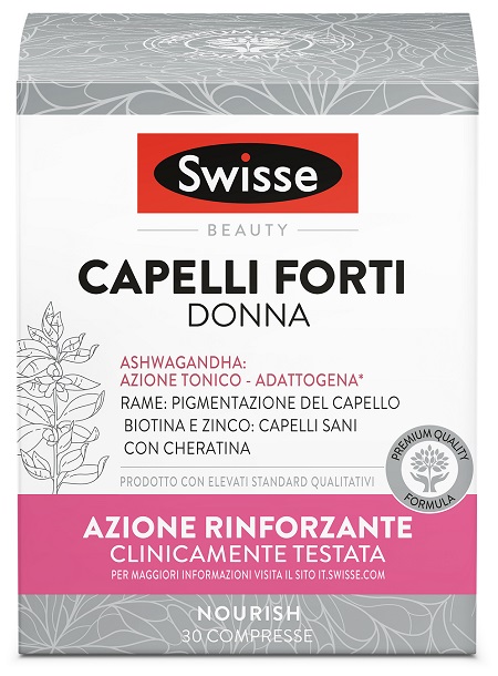 SWISSE CAPELLI FORTI DONNA 30 COMPRESSE - farmagiri