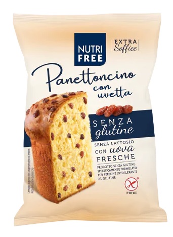 NUTRIFREE PANETTONCINO CON UVETTA 100 G - farmagiri