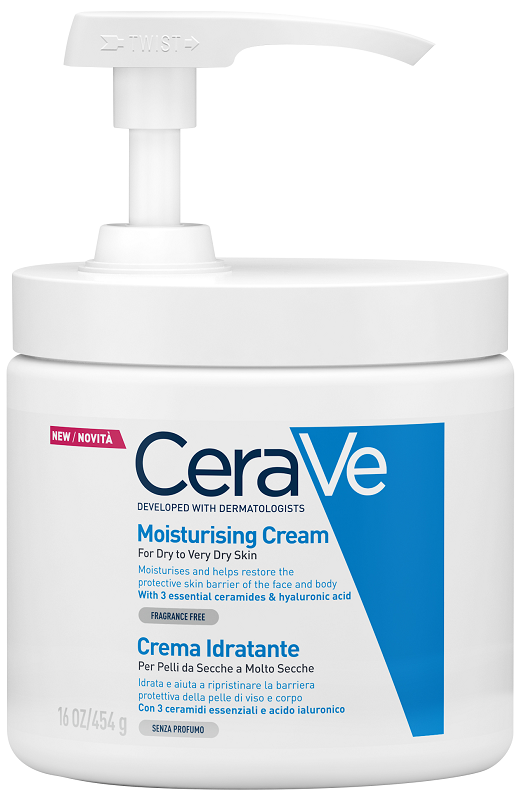 CERAVE CREMA IDRATANTE PER PELLI DA SECCHE A MOLTO SECCHE 454 G PUMP - farmagiri