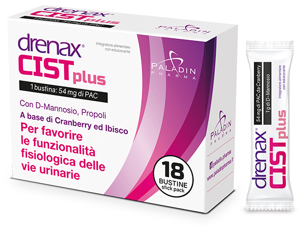 DRENAX FORTE CIST PLUS 18 STICK PACK - farmagiri