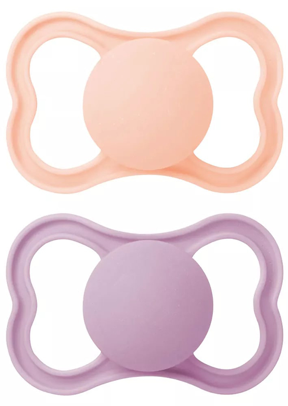 MAM AIR SUCCHIETTO 16+ MESI SILICONE FEMMINA 2 PEZZI - farmagiri