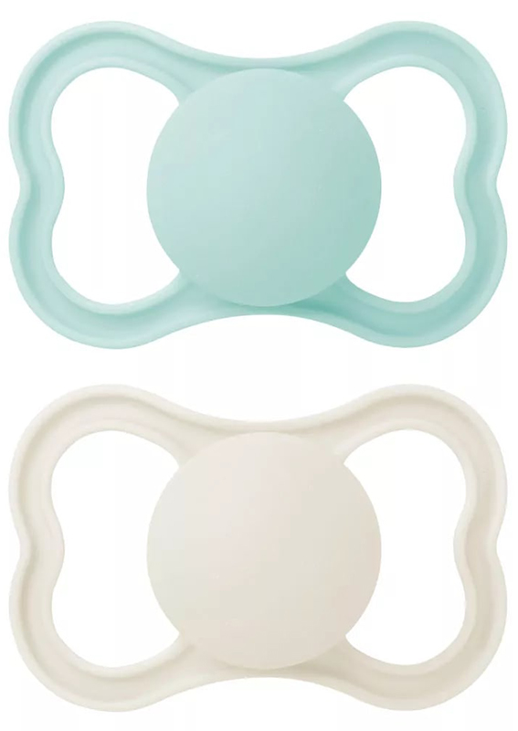 MAM AIR SUCCHIETTO 6+ MESI SILICONE NEUTRO 2 PEZZI - farmagiri