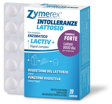 ZYMEREX INTOLLERANZE LATTOSIO 20 COMPRESSE RIVESTITE - farmagiri